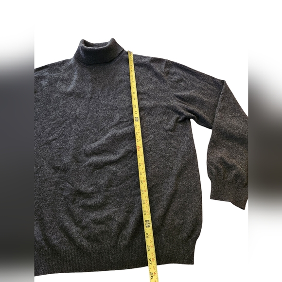 Joseph Lyman Sweater Womens Pullover 100 % Cashmere Preppy Casual Charcoal XL - Picture 3 of 6